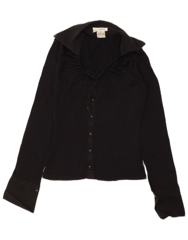 Naracamicie Chemisier Femme UK 10 Petit Noir Polyamide