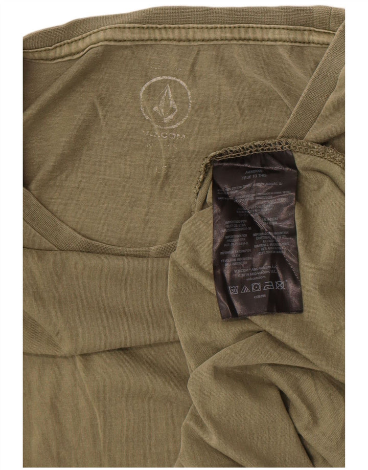 Volcom T-Shirt Homme Haut Large Kaki Coton