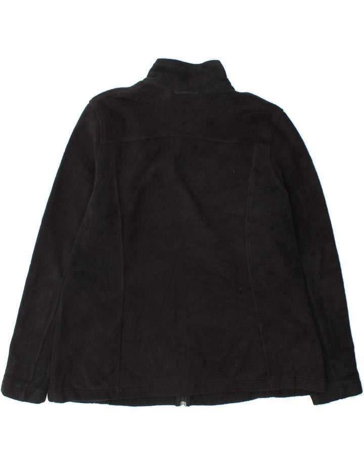 EDDIE BAUER Womens Fleece Jacket UK 20 2XL Black Polyester Vintage Eddie Bauer and Second-Hand Eddie Bauer from Messina Hembry 