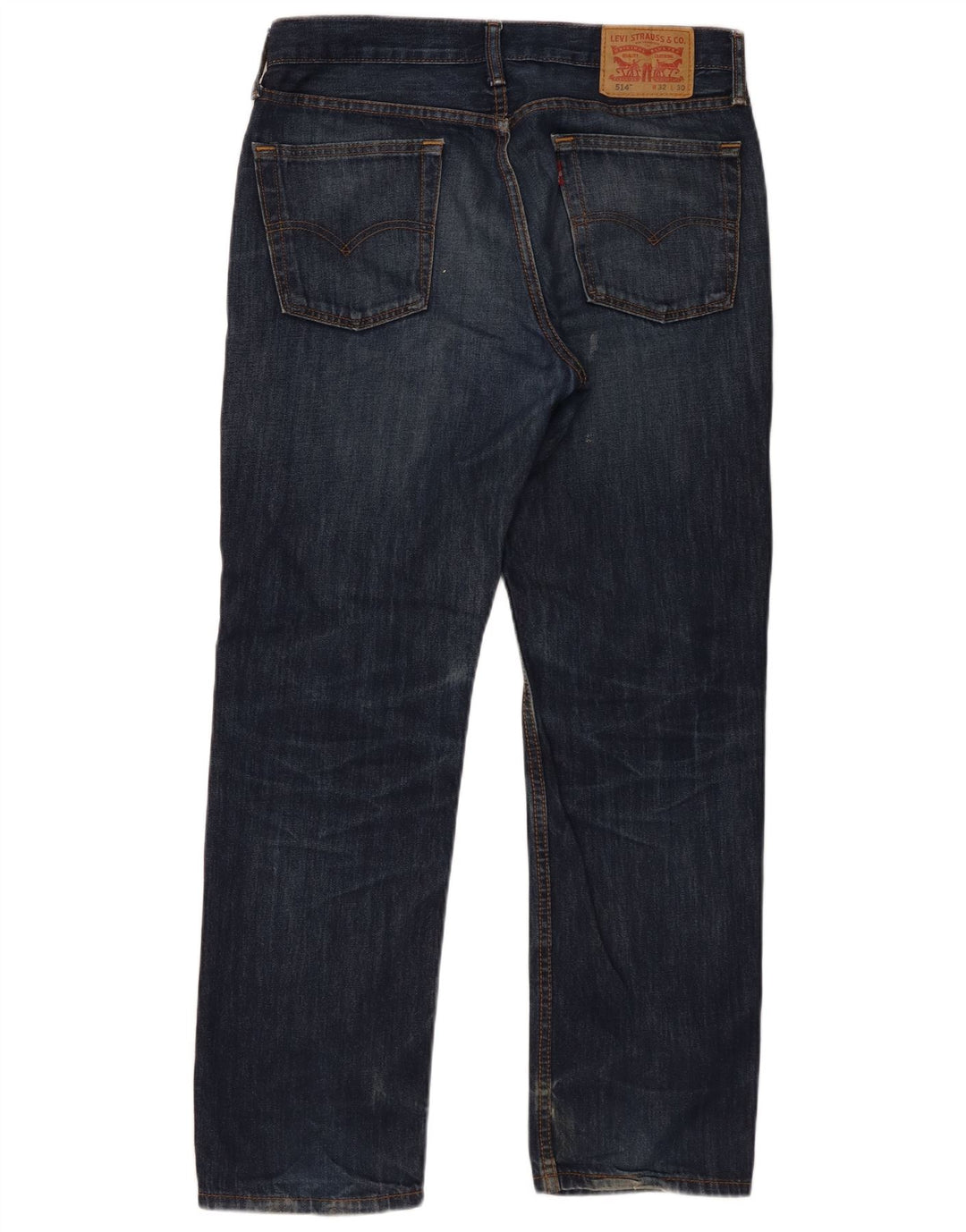 Levi's Jean 514 Straight Homme Bleu Marine W32 L30 Coton