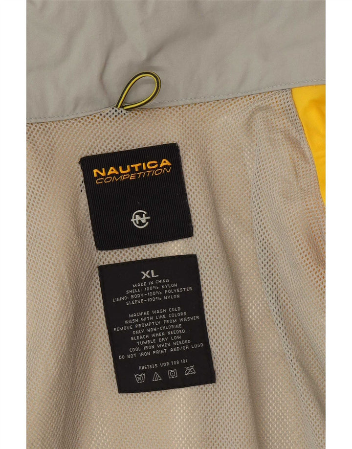 Nautica Veste de Pluie Homme UK 42 XL Nylon Jaune