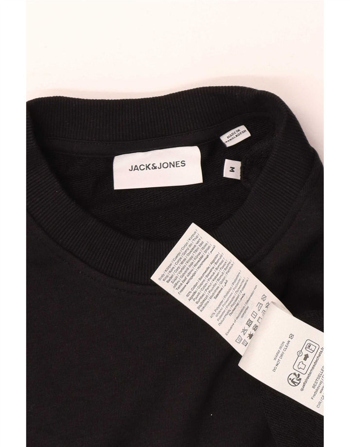 Jack & Jones Sweat-Shirt Graphique Homme Noir Moyen Coton