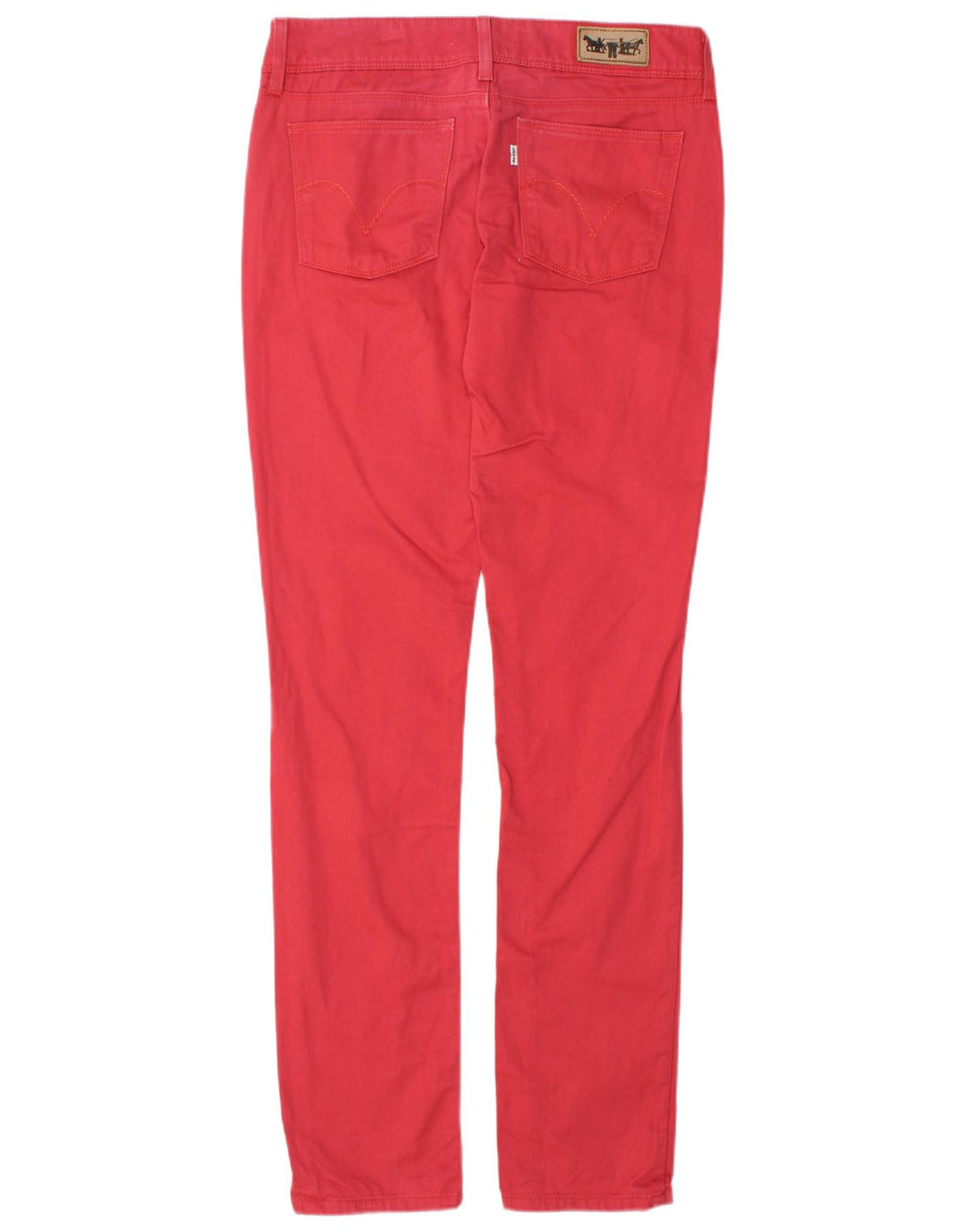 LEVI'S Pantalon décontracté skinny 473 femme W31 L34 coton rouge