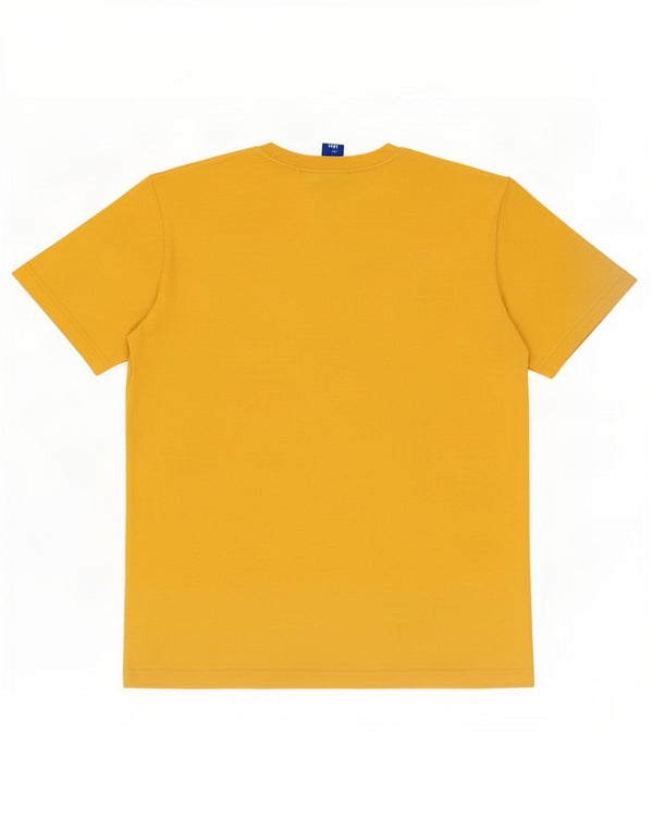 Champion T-Shirt Graphique Homme Jaune Moyen Coton