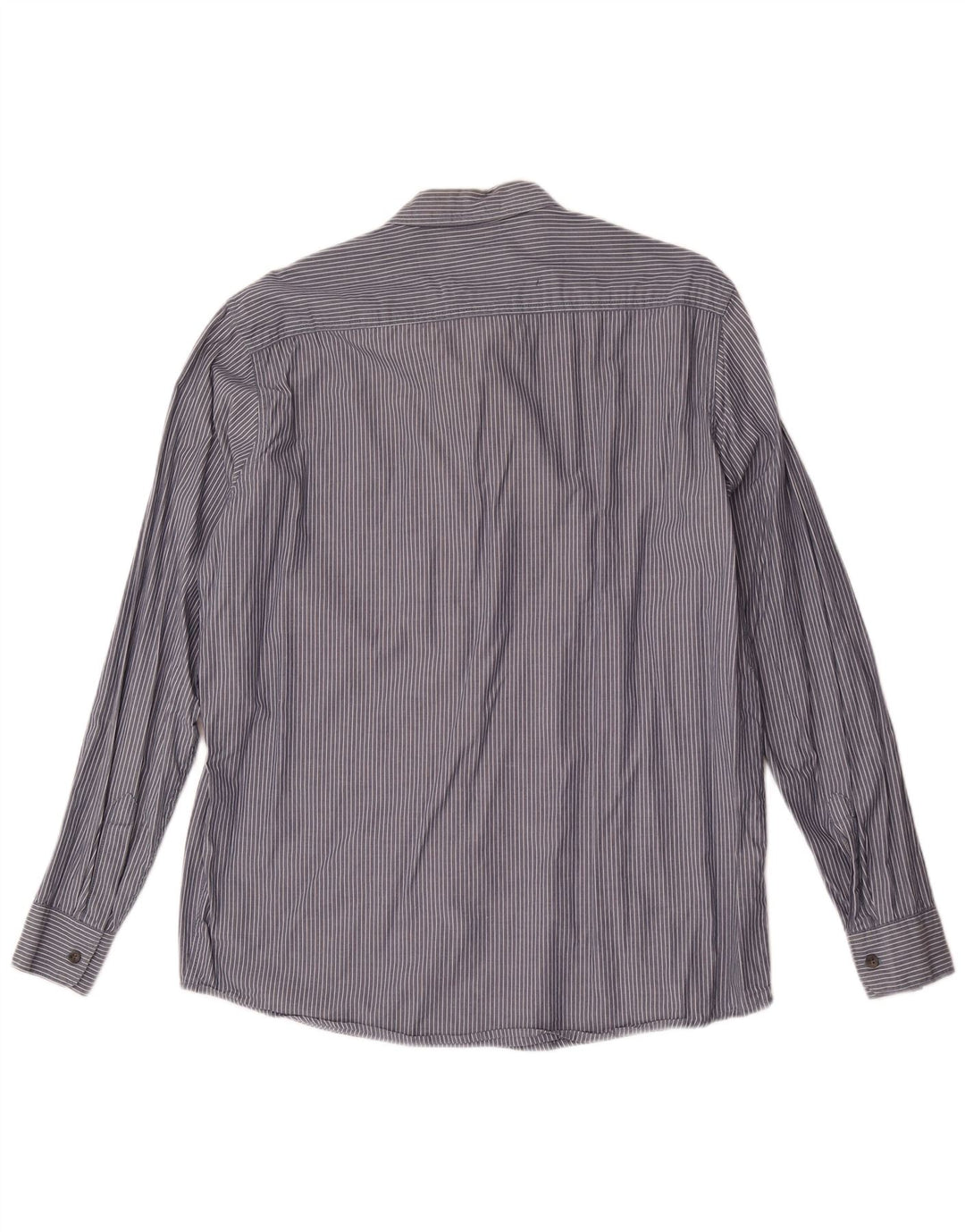 Wrangler Chemise Homme Large Bleu Marine en Coton à Rayures