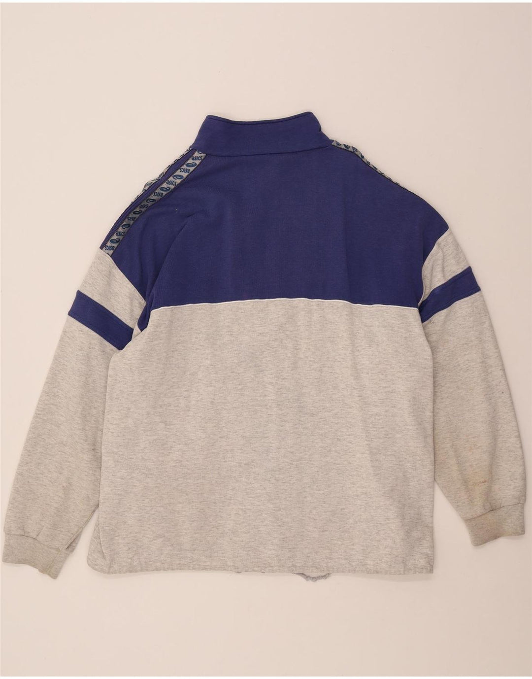 ASICS Veste de survêtement graphique pour hommes XL Gris Colorblock