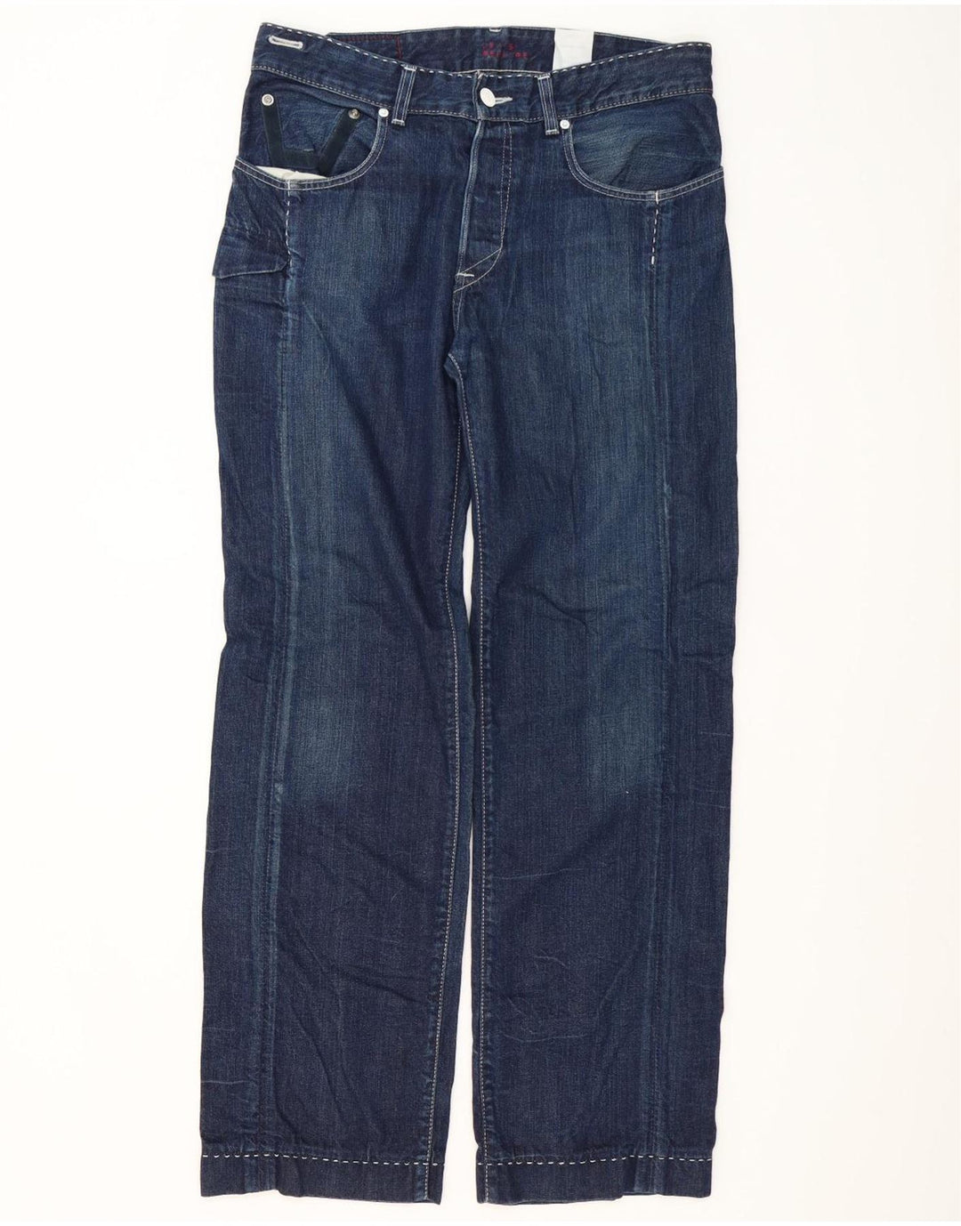Levi's Jean Droit Homme W34 L34 Bleu Marine Coton
