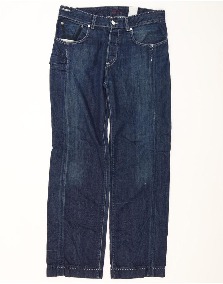 Levi's Jean Droit Homme W34 L34 Bleu Marine Coton