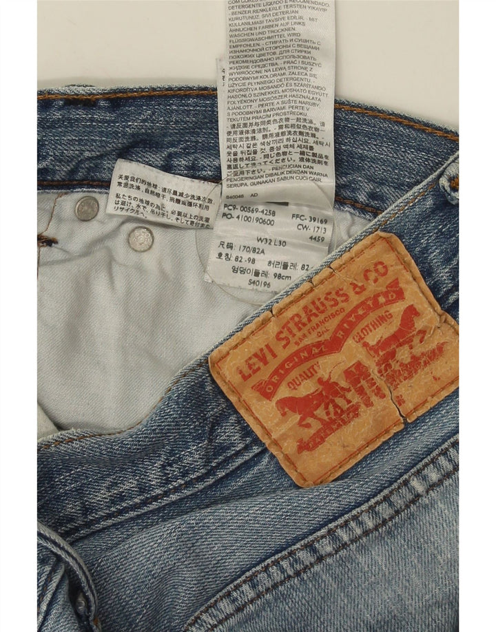 LEVI'S Jean Droit Homme W32 L26 Bleu Coton