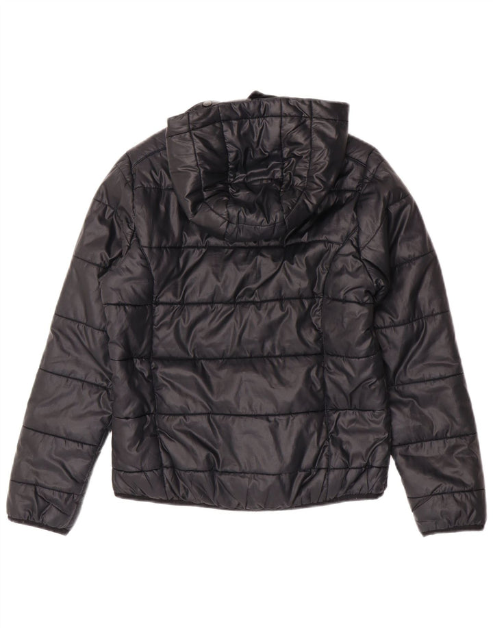 Adidas Veste matelassée à capuche fille 11-12 ans Noir Polyester