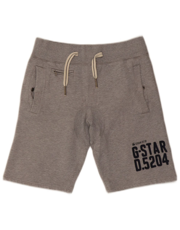 G-Star Short Graphic Sport Homme Gris Moyen Moucheté Coton