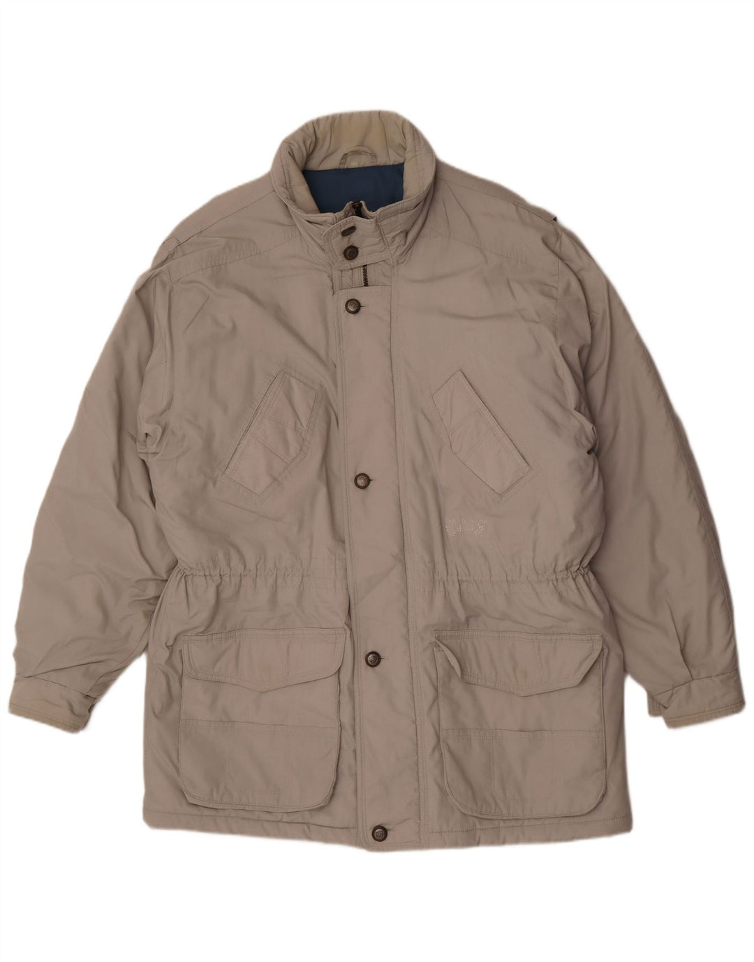 Brugi Manteau rembourré pour homme UK 42 XL Gris Polyester