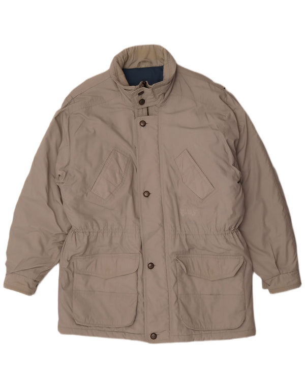 Brugi Manteau rembourré pour homme UK 42 XL Gris Polyester