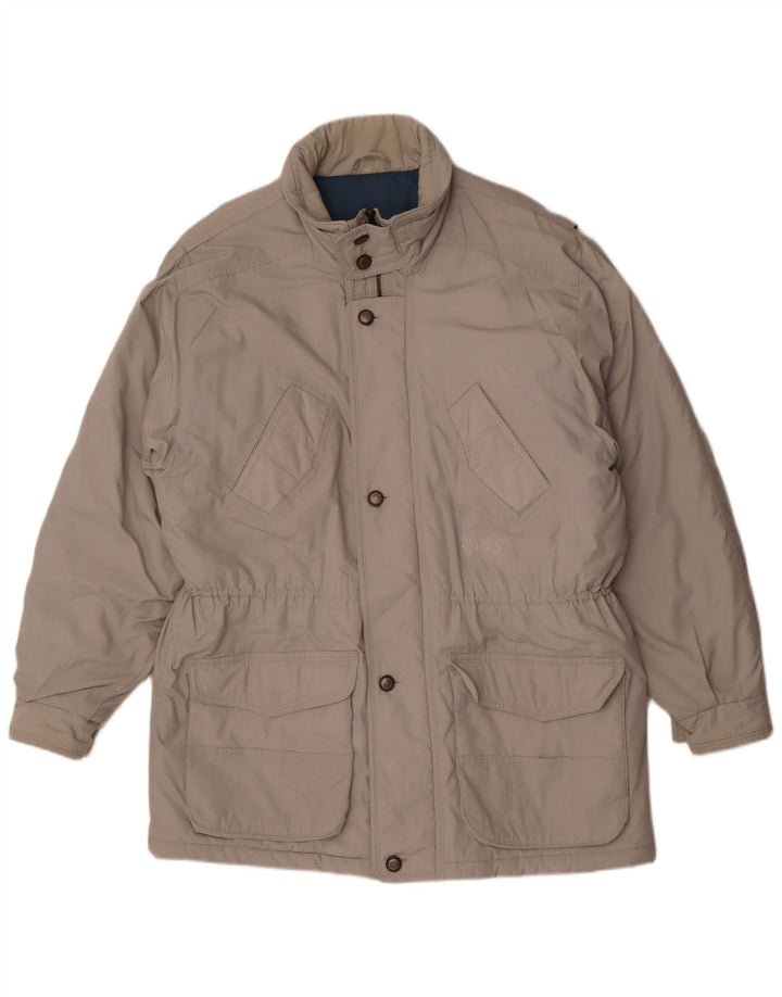 Brugi Manteau rembourré pour homme UK 42 XL Gris Polyester