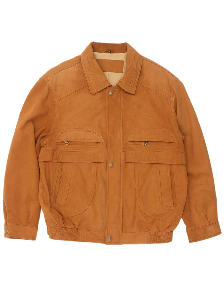 WESTBURY Blouson Bomber En Daim Homme IT 54 2XL Cuir Beige
