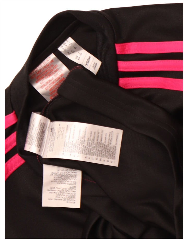 Adidas Haut de Survêtement Fille Aeroready Zip Neck 11-12 Ans Noir
