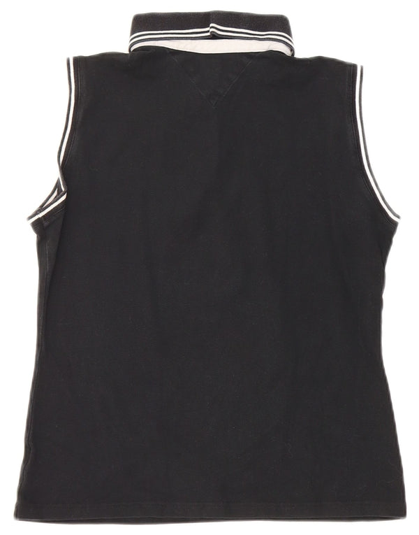 Tommy Hilfiger Polo sans manches pour femme EU 40 Noir moyen