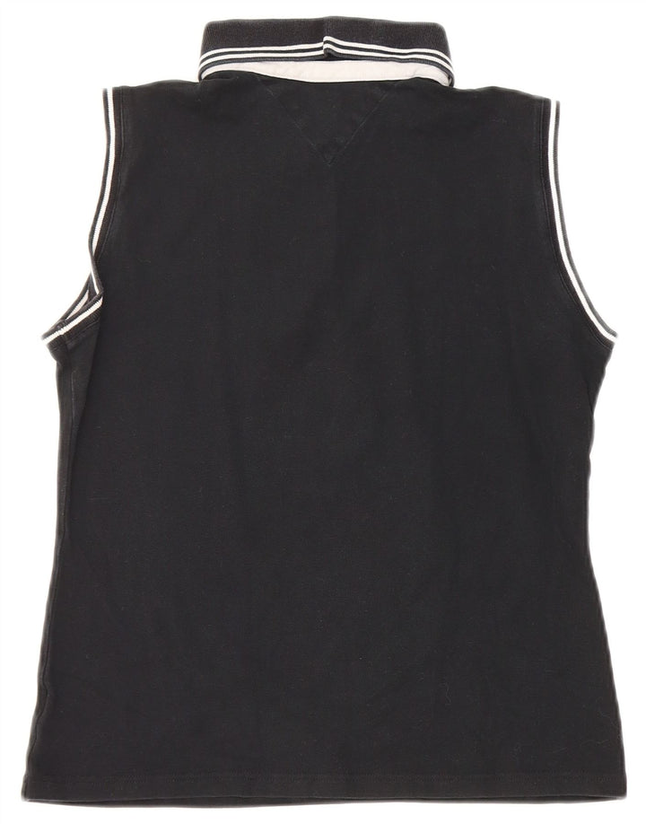 Tommy Hilfiger Polo sans manches pour femme EU 40 Noir moyen