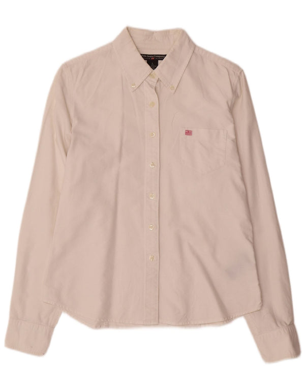 Polo Ralph Lauren Chemise Femme UK 16 Grand Coton Blanc