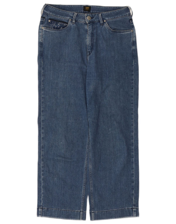 Lee Jean femme taille haute jambe large W29 L26 coton bleu