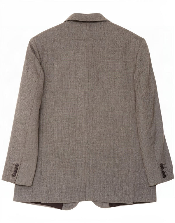 Marks & Spencer Veste blazer à 2 boutons pour homme UK 44 XL Gris laine vierge