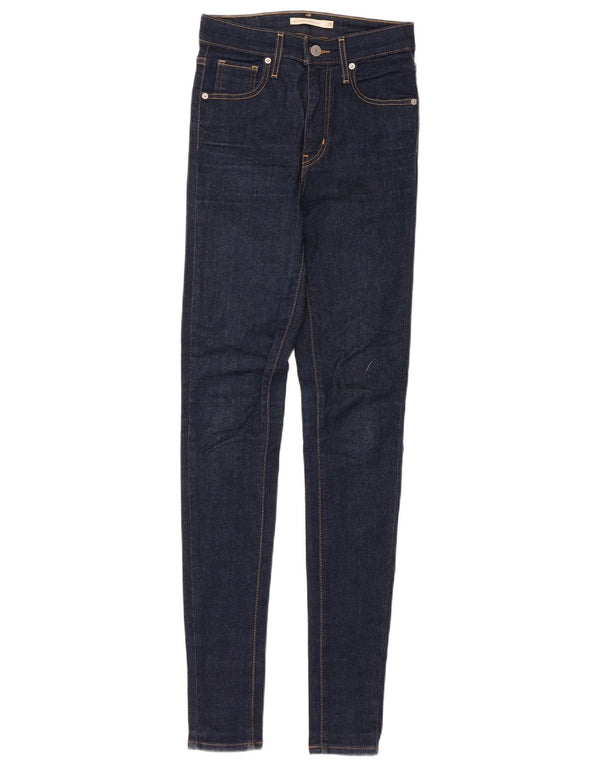 Levi's Jean Mile High Super Skinny W25 L32 Femme Bleu Marine