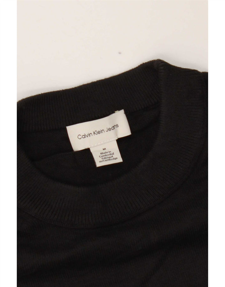 Calvin Klein Jeans Pull Ras du Cou Homme Noir Moyen