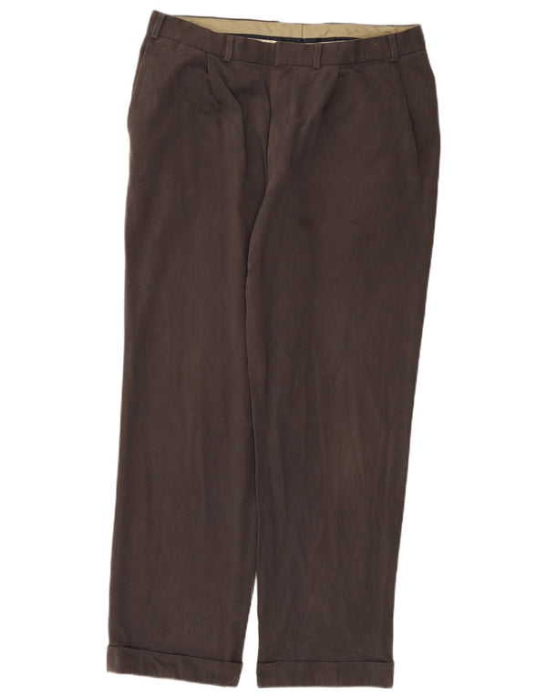 Marks & Spencer Pantalon Chino Droit St. Michael Homme W36 L31 Gris