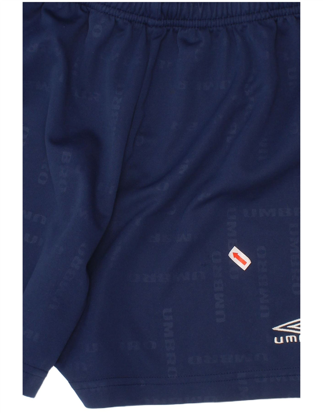 UMBRO Short de Sport Graphique Garçon 13-14 ans Bleu Marine Polyester