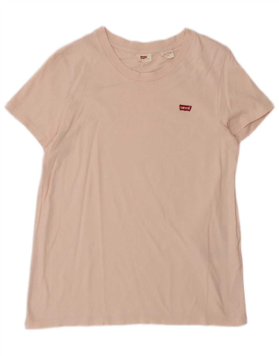 Levi's T-Shirt Femme UK 10 Petit Rose Coton