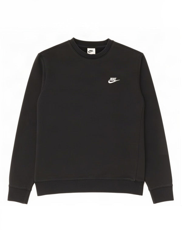 Nike Sweat-shirt en coton noir moyen pour homme