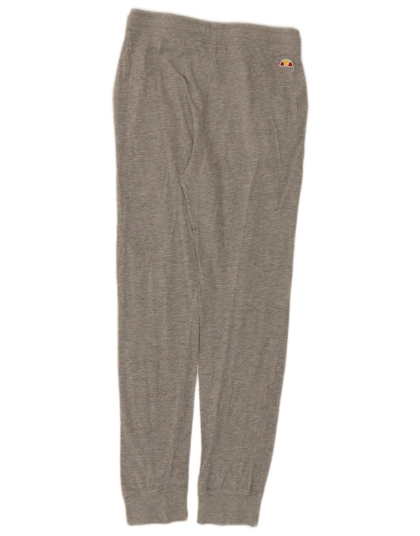 Ellesse Pantalon de survêtement graphique pour fille 9-10 ans Gris Coton