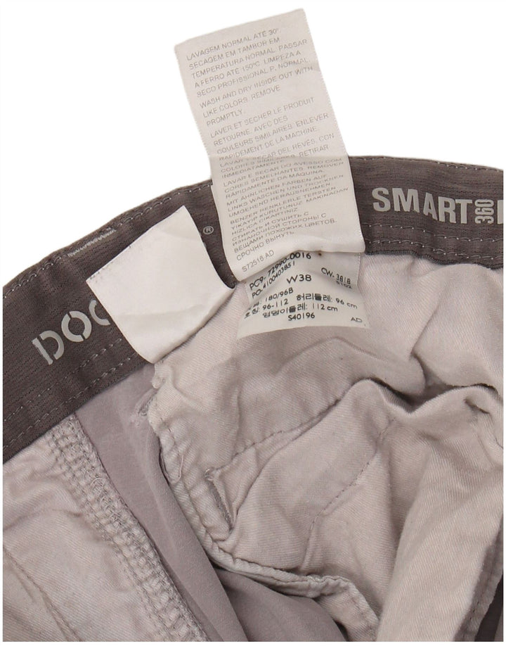 DOCKERS Short Chino Homme W38 XL Gris Coton