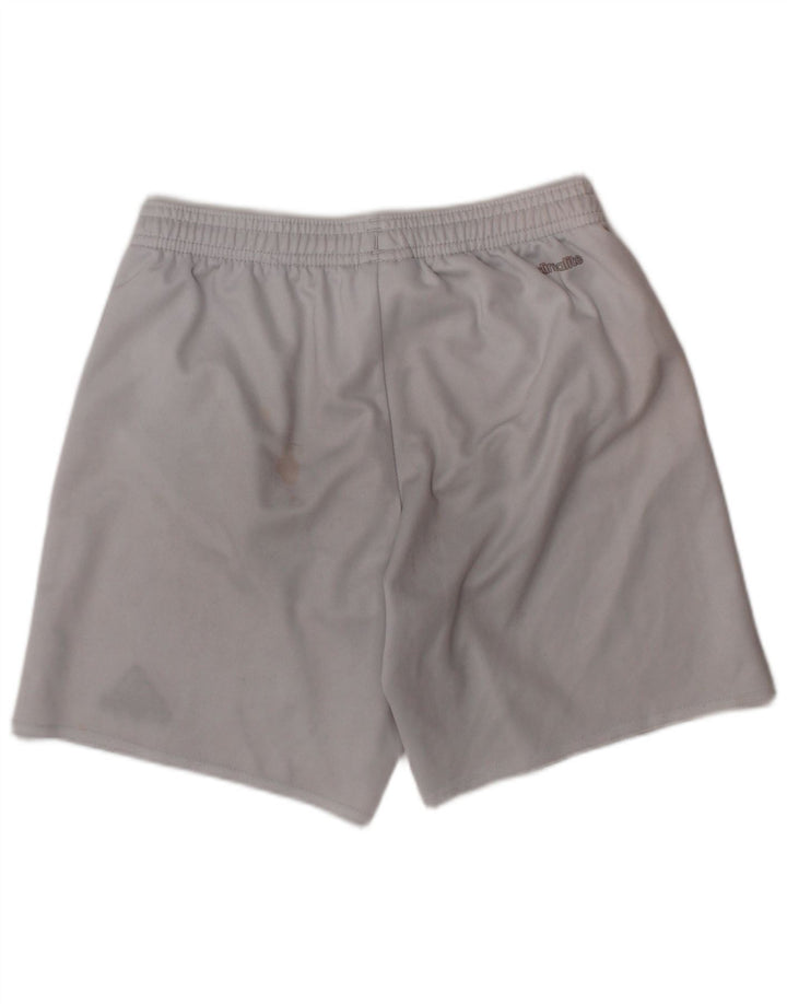 ADIDAS Short de sport Climalite Garçon 9-10 ans Blanc Polyester