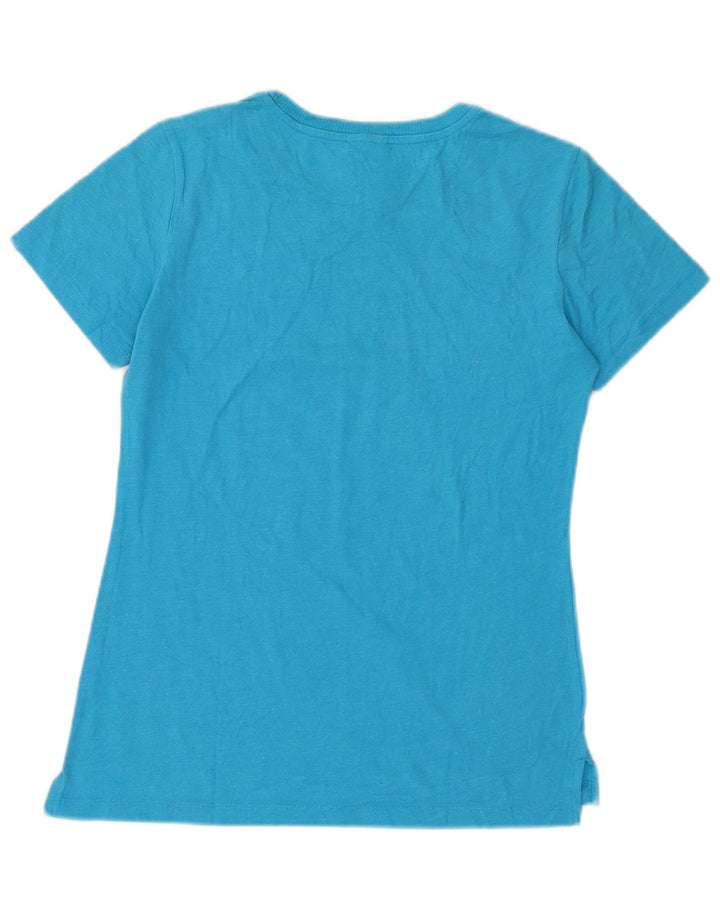 CHAMPION T-shirt graphique Heritage Fit pour femme UK 12 Bleu moyen