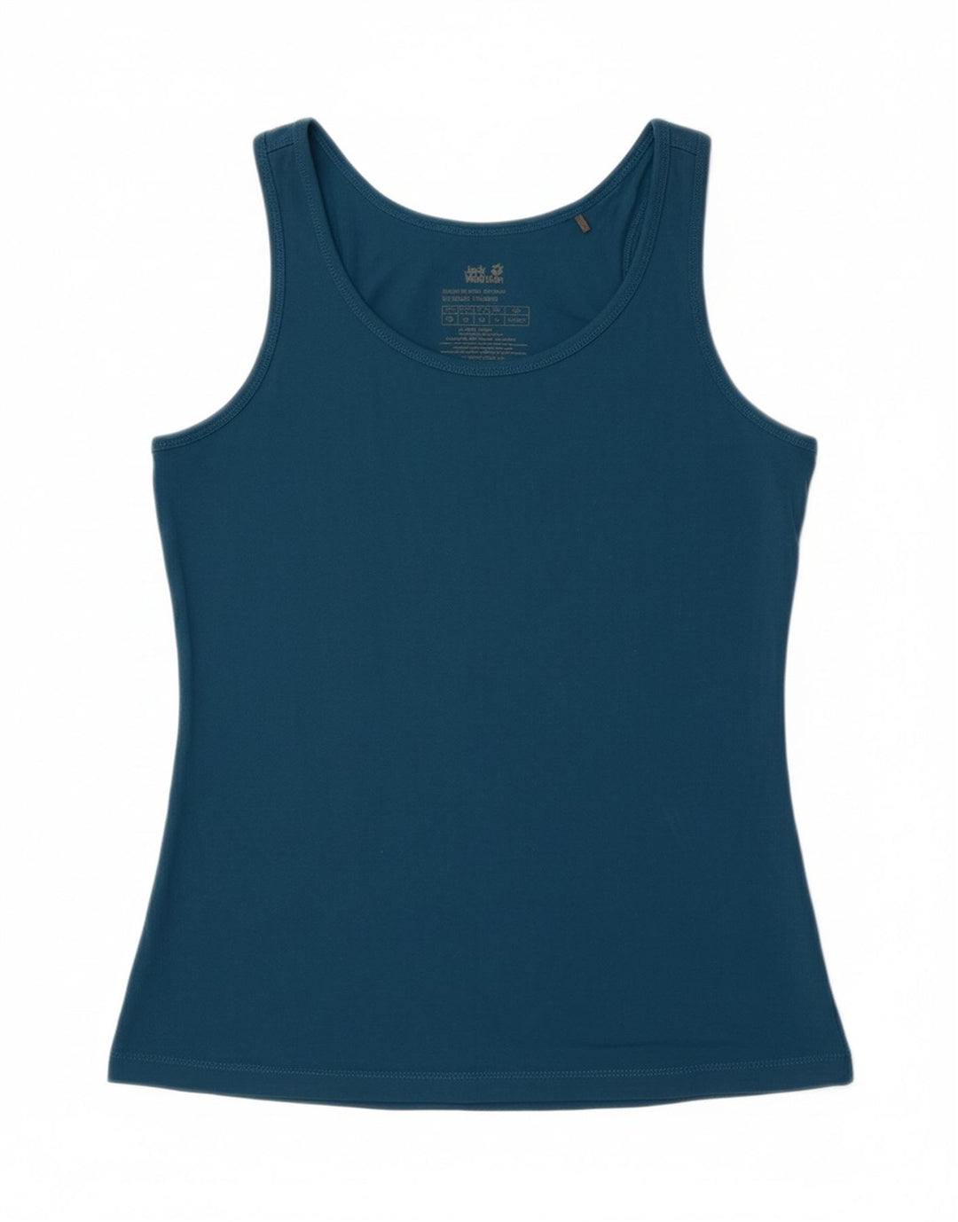 JACK WOLFSKIN Womens Vest Top UK 8 Small Navy Blue Cotton