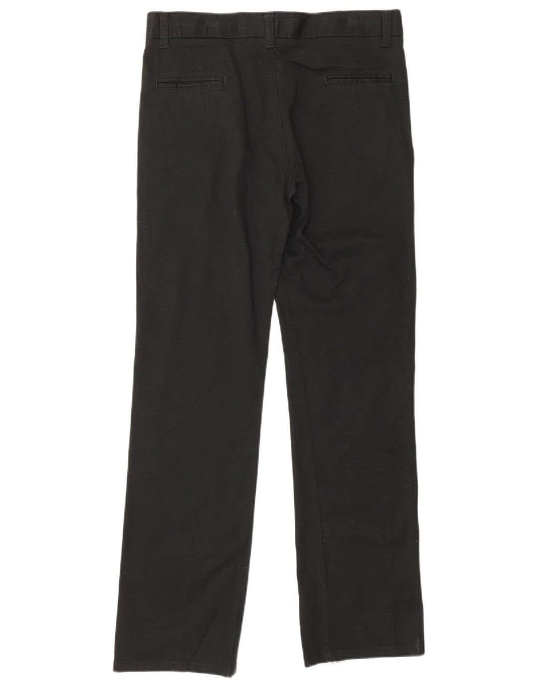 CHAPS Pantalon Chino Regular Fit Garçon 15-16 ans W29 L30 Coton Noir