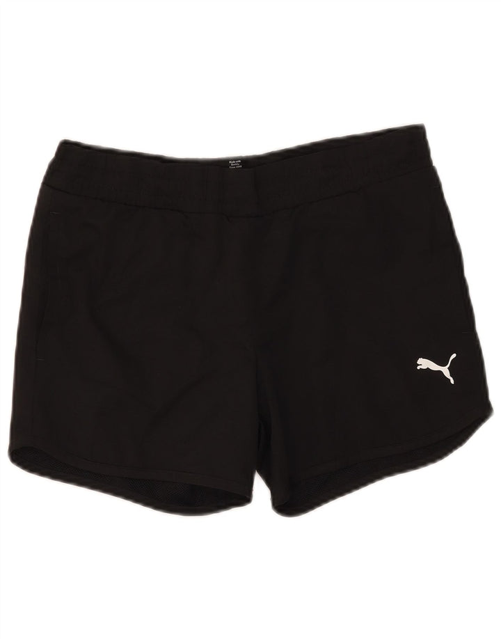 Puma Short de Sport Garçon 13-14 ans Noir Polyester