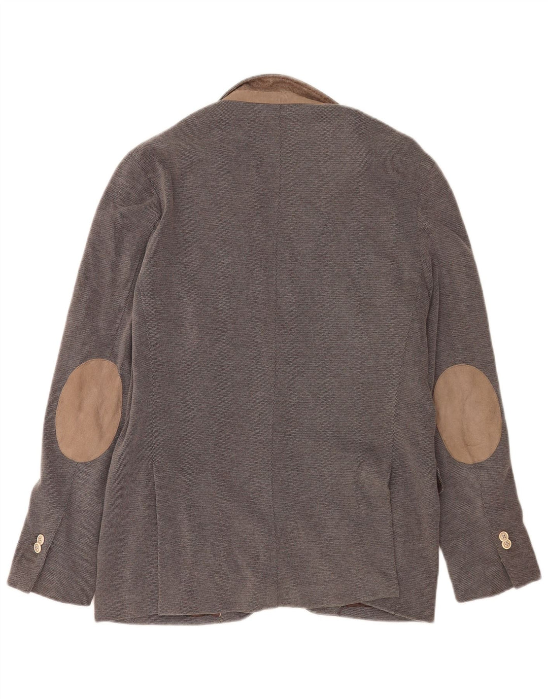 Massimo Dutti Veste Blazer 2 Boutons Homme EU 52 Grand Coton Gris