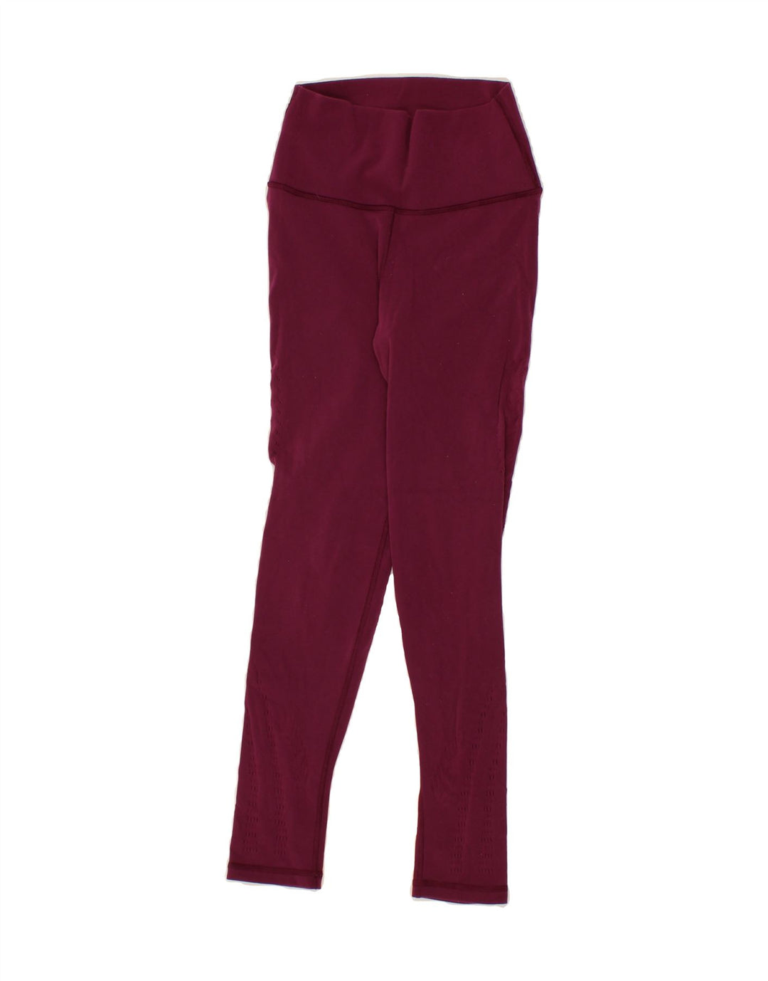 ATHLETA Womens Leggings UK 2 2XS  Burgundy Nylon Vintage Athleta and Second-Hand Athleta from Messina Hembry 