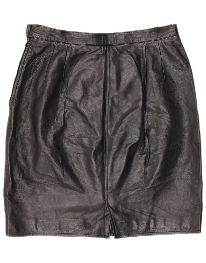 i Blues Jupe en cuir pour femme IT 42 Medium W28 Noir