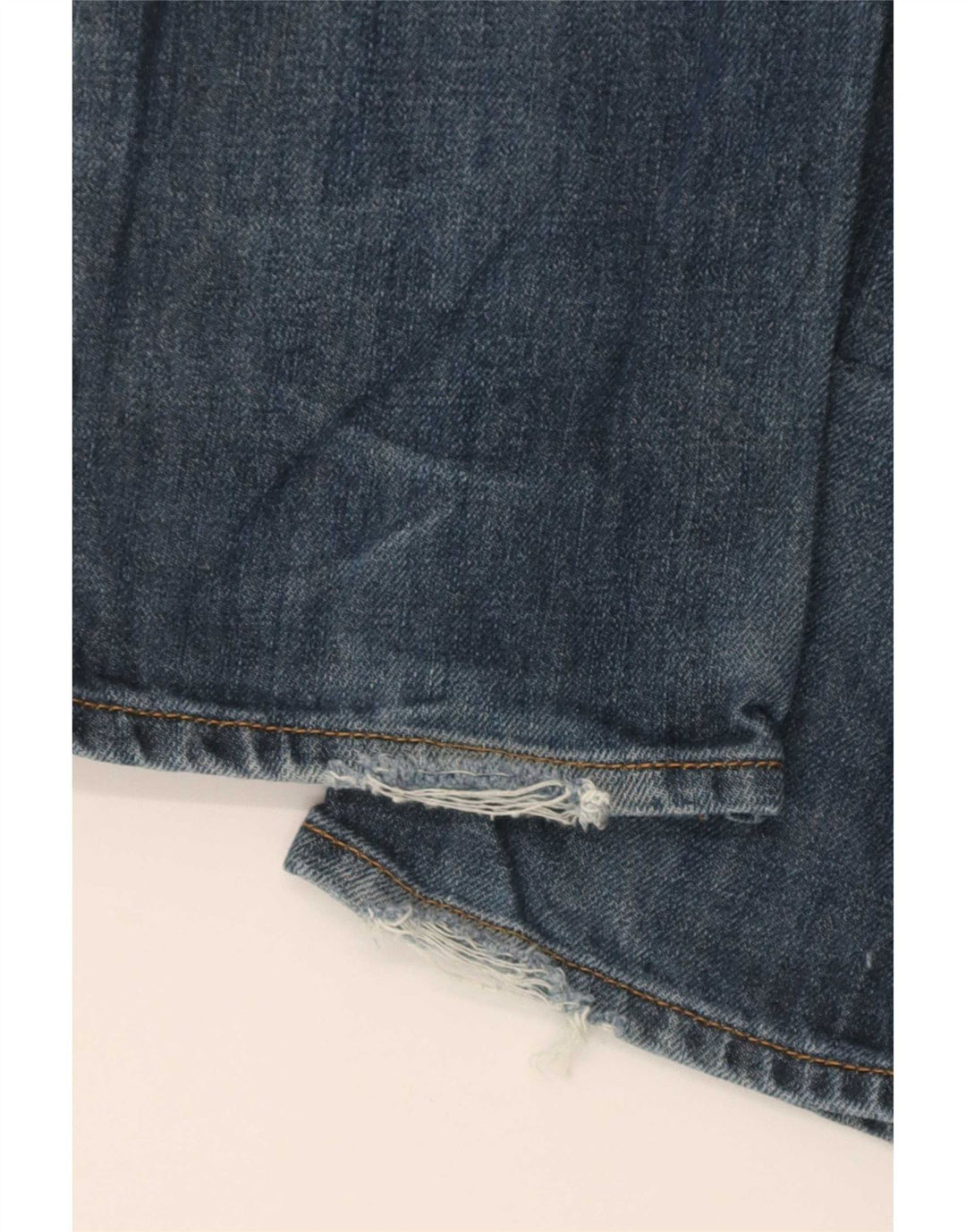 Gap Jean droit vieilli femme W28 L32 bleu coton