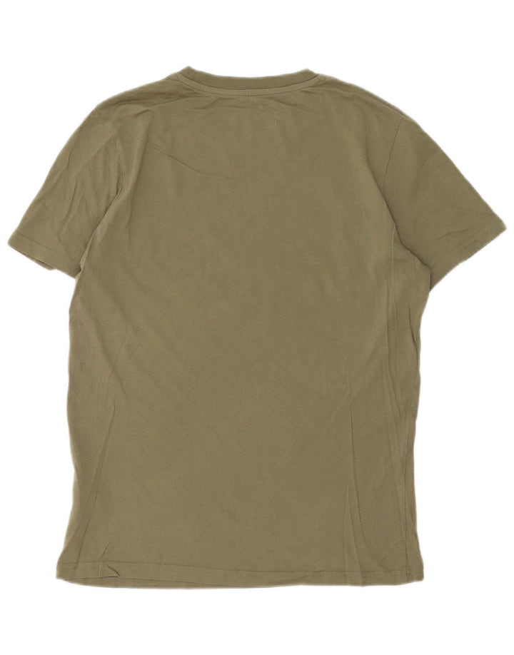 Jack & Jones Haut T-Shirt Graphique Homme Kaki Moyen Coton