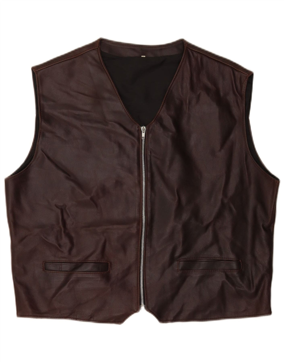 gilet homme vintage XL Marron
