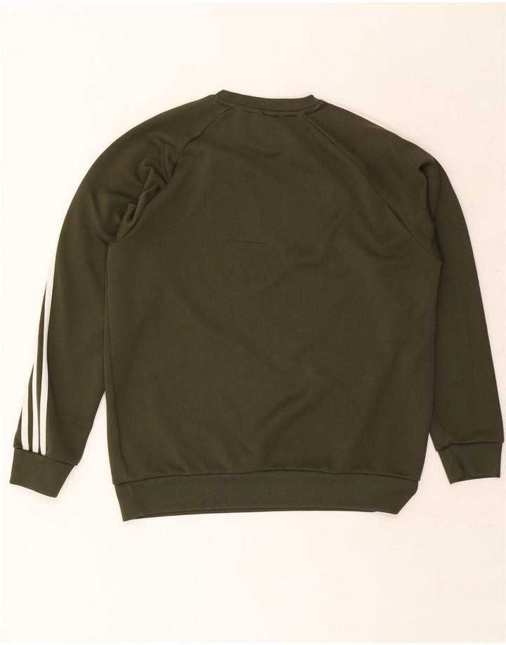 Adidas Sweat-shirt pour homme Grand Kaki Polyester