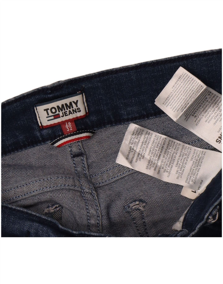 Tommy Hilfiger Jean évasé femme W26 L32 bleu coton