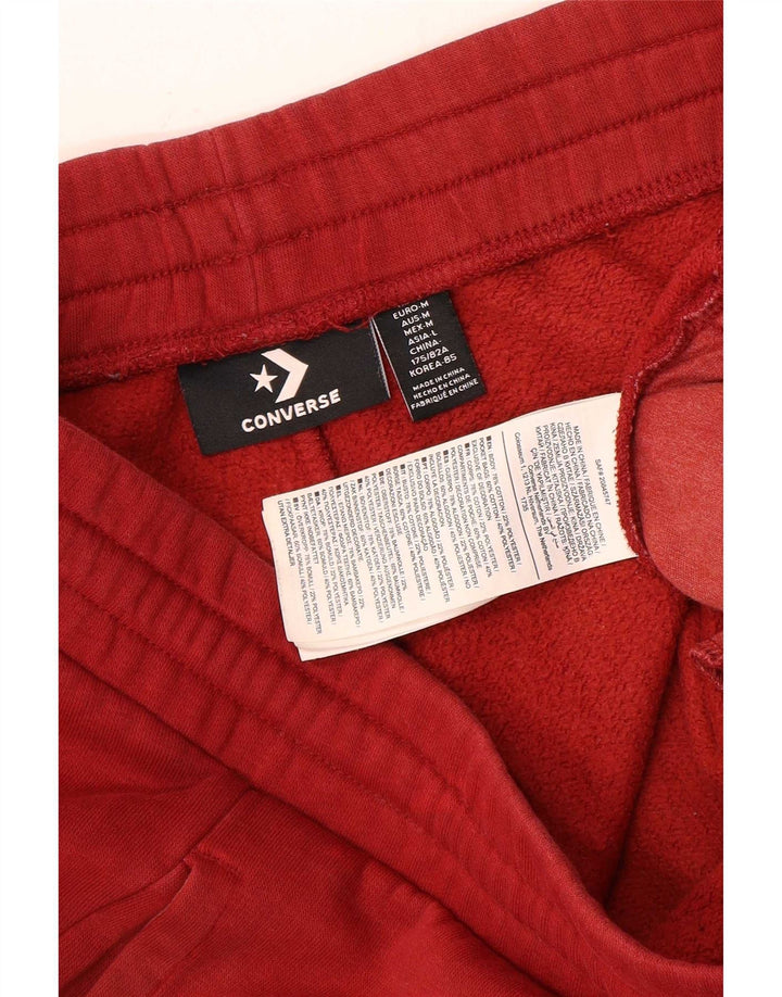 Converse Pantalon De Survêtement Joggers Homme Rouge Moyen Coton