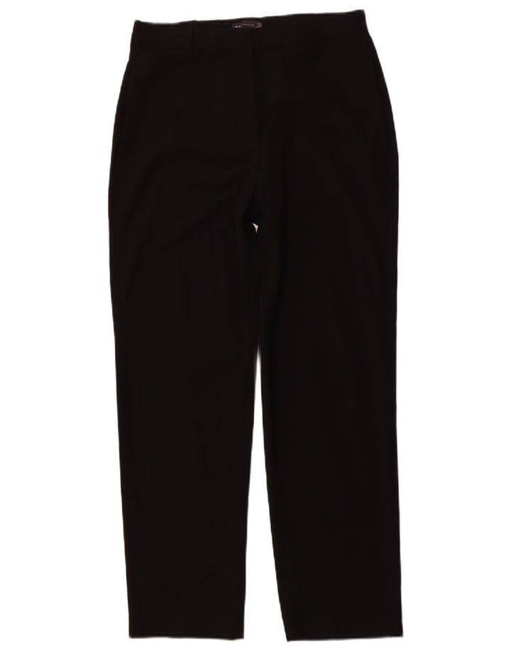 MARKS & SPENCER Pantalon chino court pour femme UK 10 Small W29 L28 Noir