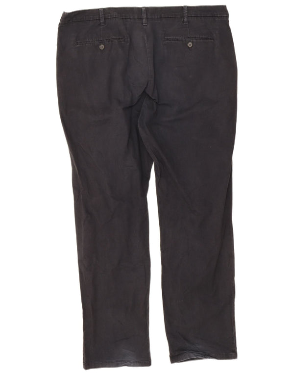 Marks & Spencer Pantalon chino droit coupe droite pour homme W40 L31 Noir