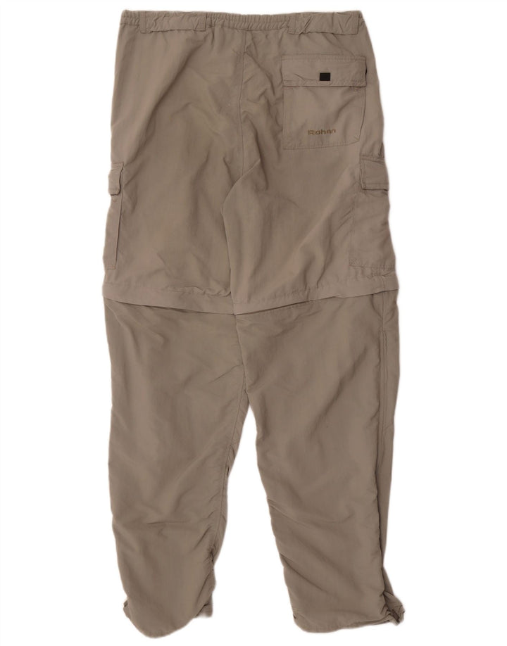 Rohan Pantalon cargo droit pour homme Medium W32 L30 Kaki Polyamide